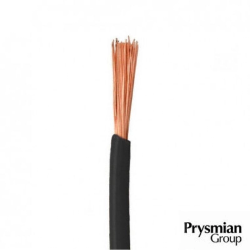 Cable unipolar 1x10mm2 negro 750V x metro