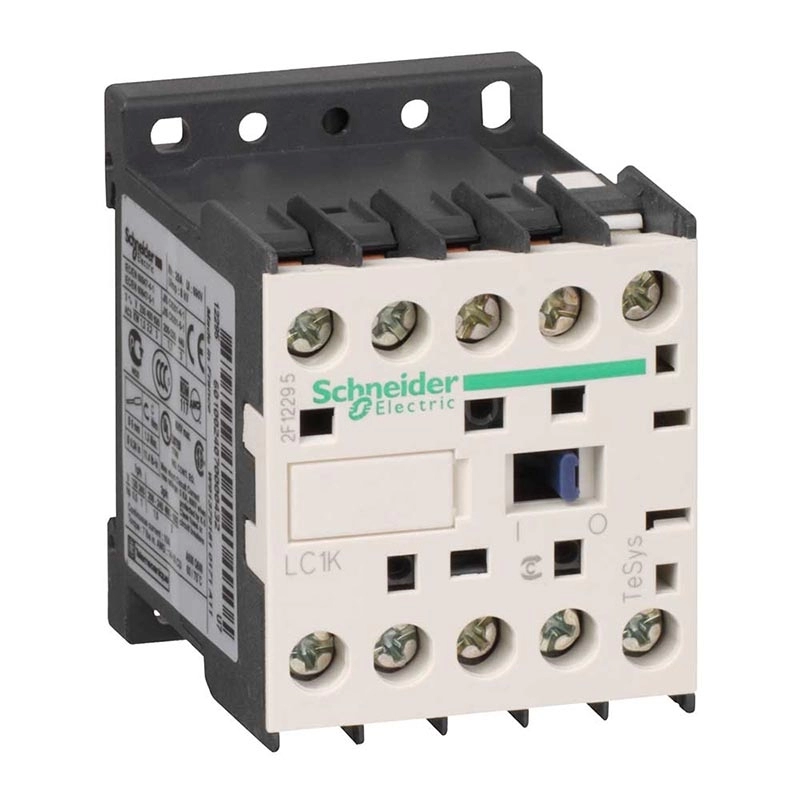 Contactor tripolar de 16A con bobina de 220VCA+Contacto auxiliar 1NA