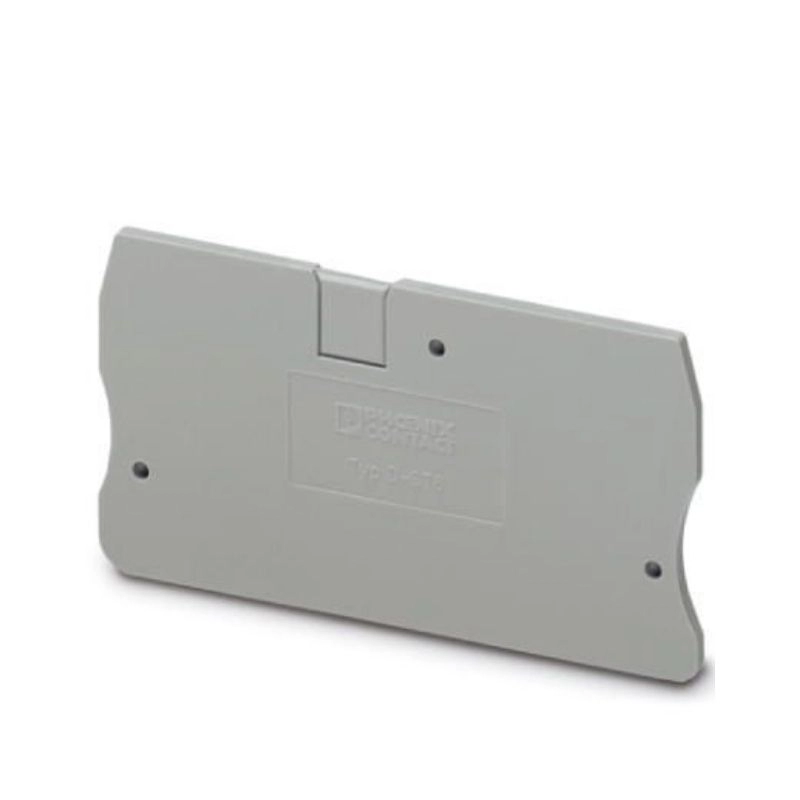 Tapa final para borne 69,5x2,2x36mm gris