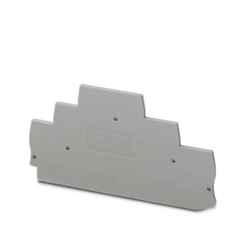 Tapa final para borne 99,5x2,2x50,3mm gris