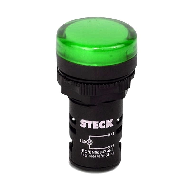 Piloto luminoso led verde 220VCA SLDS