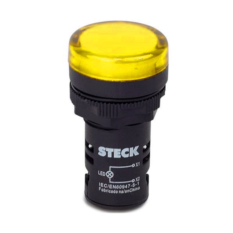 Piloto luminoso led amarillo 24VCA/CC SLDS