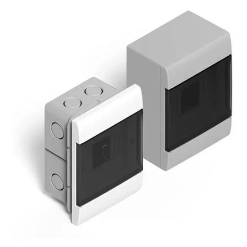 Caja de PVC de embutir 4 polos para térmica/disyuntor