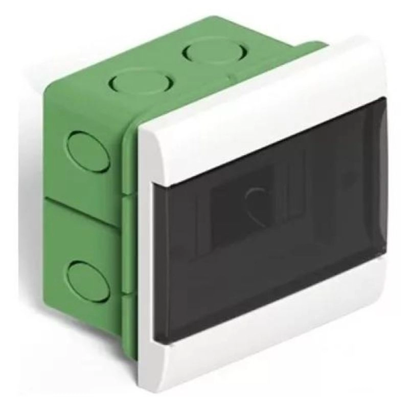 Caja de PVC de embutir 8 polos para térmica/disyuntor