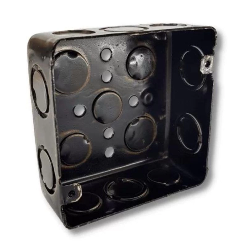 Caja metálica domiciliaria cuadrada chapa 18