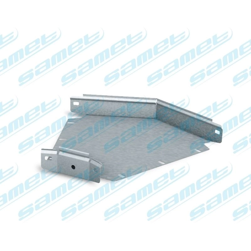 Curva plana perforada SMARTTRAY A 45° DE 200mm ALA 50mm#22