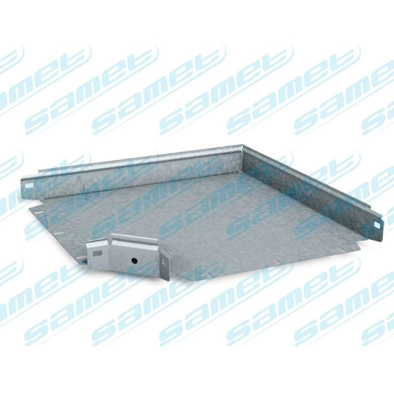 Curva plana perforada SMARTTRAY A 90° DE 50mm ALA 50mm#22