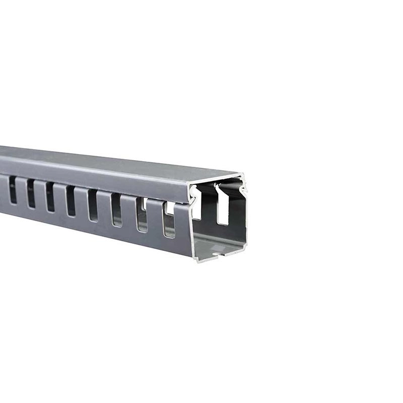 Cablecanal ranurado Dexson de 40x40mm x 2 metros gris
