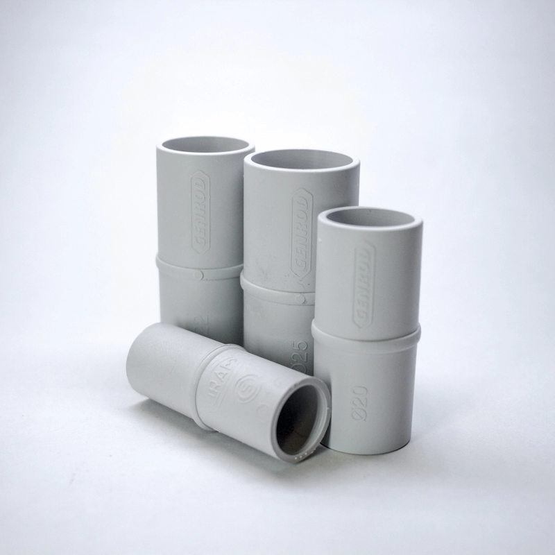 Cupla unión de PVC 3/4" para caño rígido