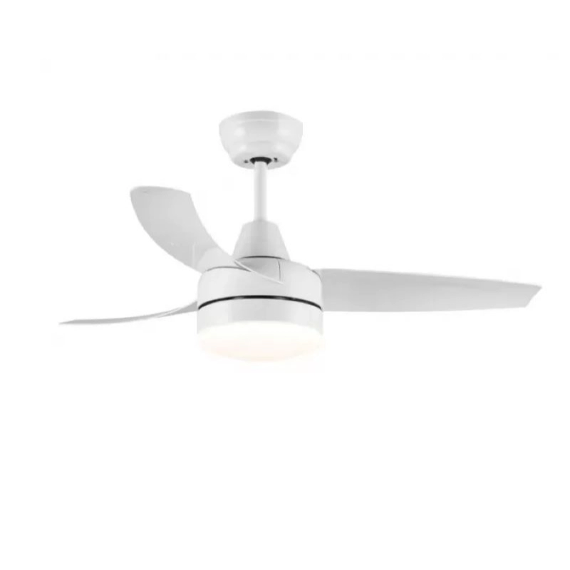 Ventilador Techo Blanco Laftfren LED 24W Dimerizable Control Remoto 107cm