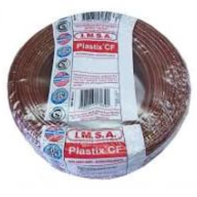 Rollo Cable Unipolar 1X1Mm2 Marron 750V X 100Mts