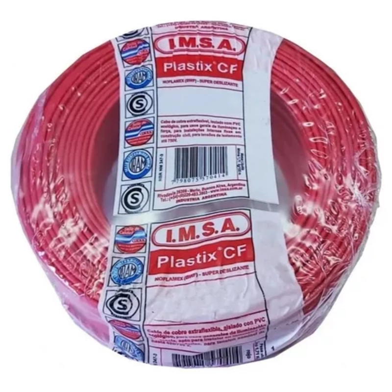 Rollo Cable Unipolar 1X6Mm2 X 100Mts