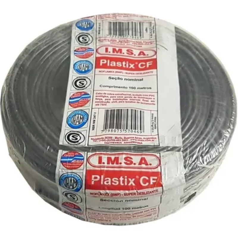 Rollo Cable Unipolar 1X6Mm2 X 100Mts