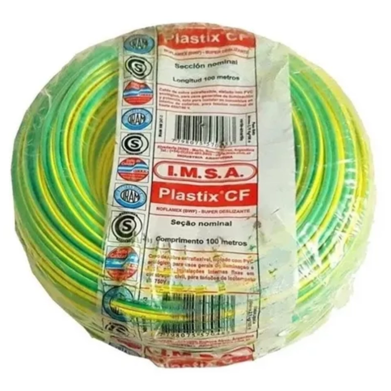 Rollo Cable Unipolar 1X4Mm2 X 100Mts
