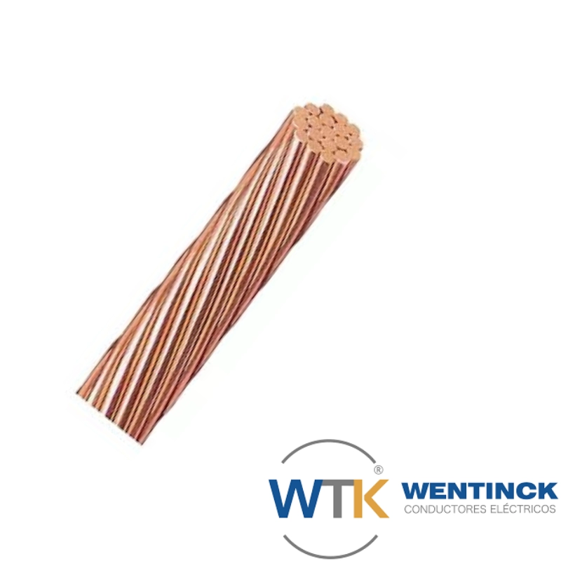 Cable Cobre Desnudo 70Mm2 1,1Kv X Metro 