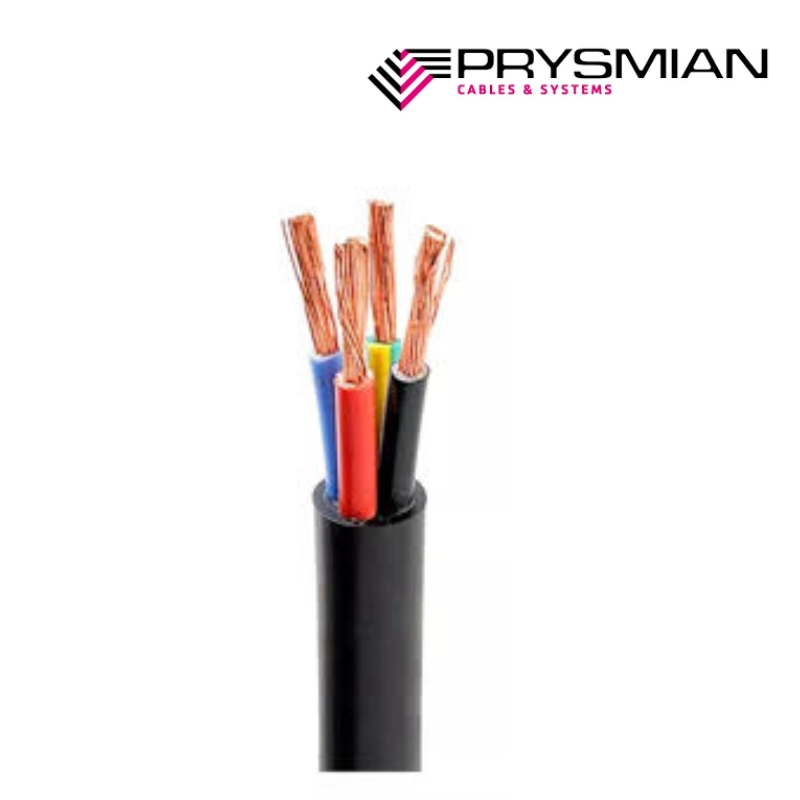 Bobina Cable Tipo Taller De Cobre 4X4Mm2 X Metro