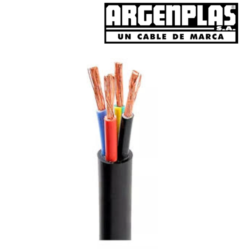 Bobina Cable Tipo Taller De Cobre 4X6Mm2 X Metro