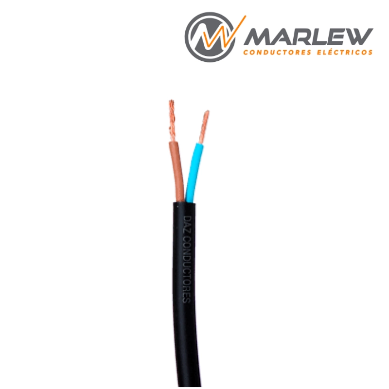 Bobina Cable Tipo Taller De Cobre 2X1Mm2 X Metro