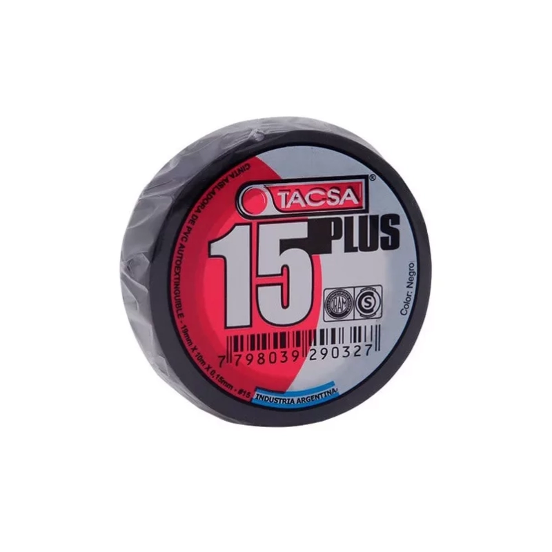 Cinta Aisladora Negra 19MmX20Mts