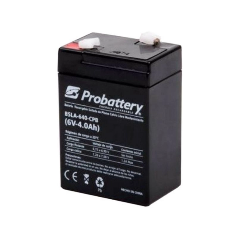Batería ESTAC BSLA-640-CPB 6V 4Ah