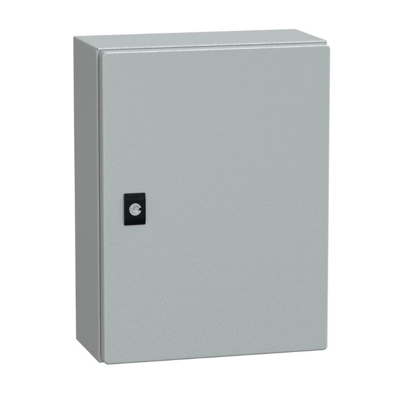 Gabinete de chapa 400x300x150mm con placa de montaje