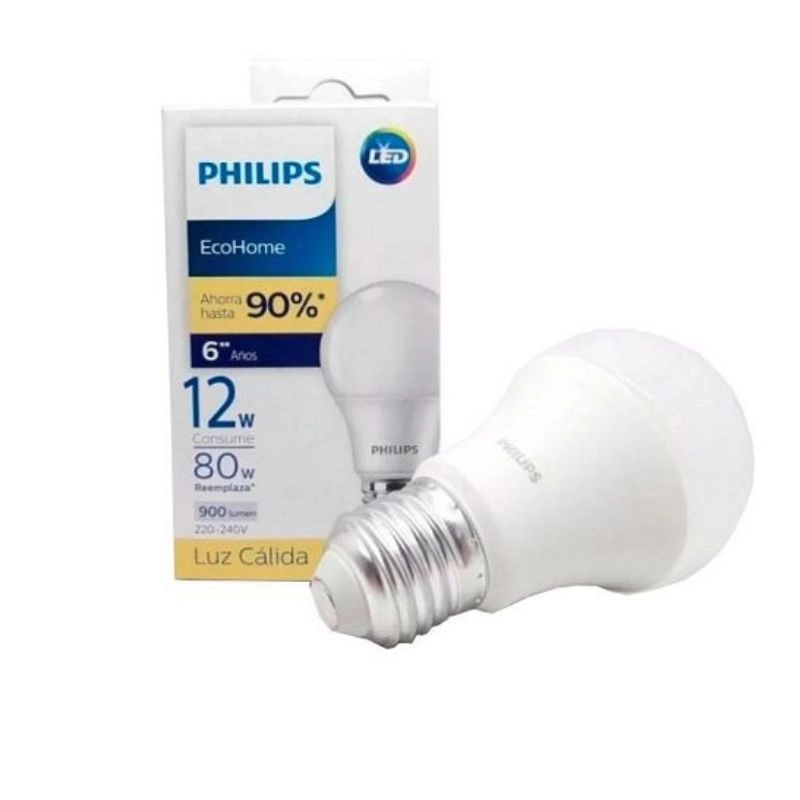 Lampara Led Bulbo 12w E27 3000k