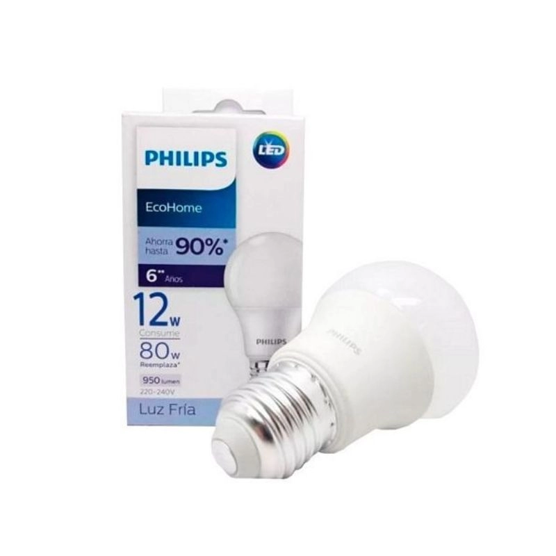Lampara Led Bulbo 12w E27 6500k