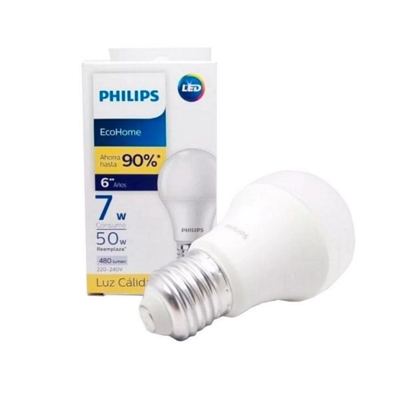 Lampara Led Bulbo 7w E27 3000k