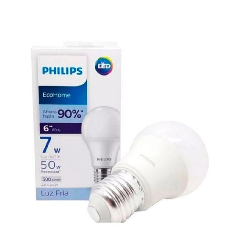 Lampara Led Bulbo 7w E27 6500k