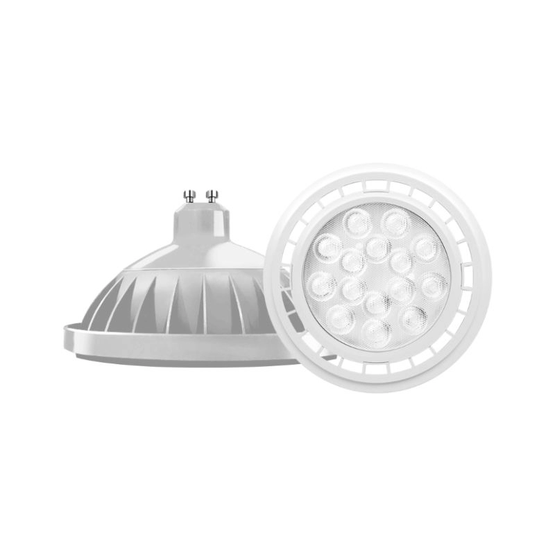 Lámpara LED AR111 11W 3000°K pvc blanco GU10 25°
