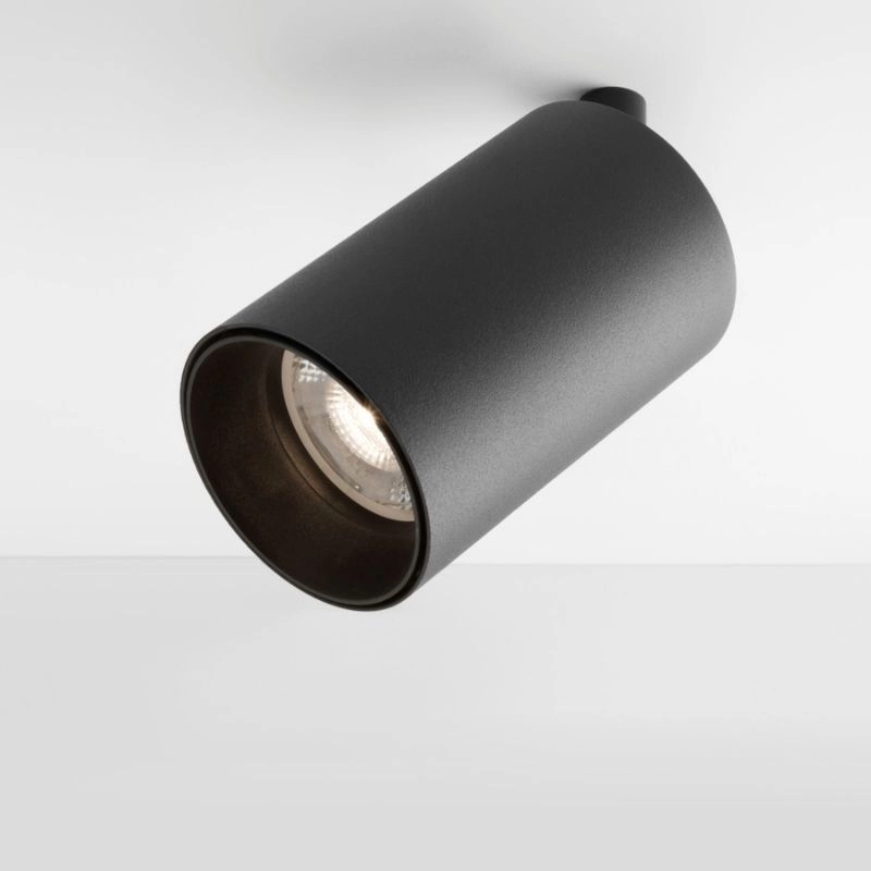 Cabezal LED Coco 13W GU10 PAR16 cilindrico orientable negro