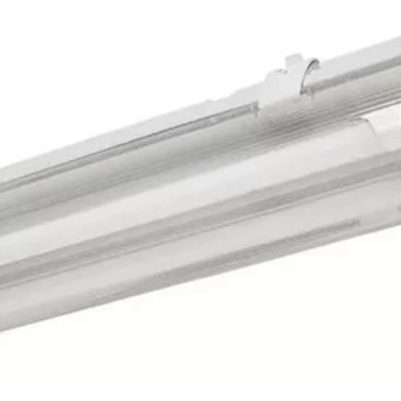 Estanco Polaris Led 220 2X20W Gris Base Y Difus Polic S/Tubo
