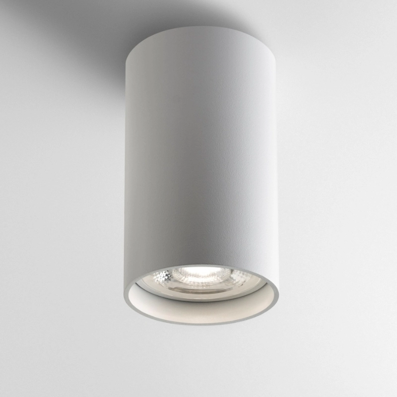 Plafon Coco Monovol Cilindrico GU10 Blancoanco Texturado Led PAR16 50W