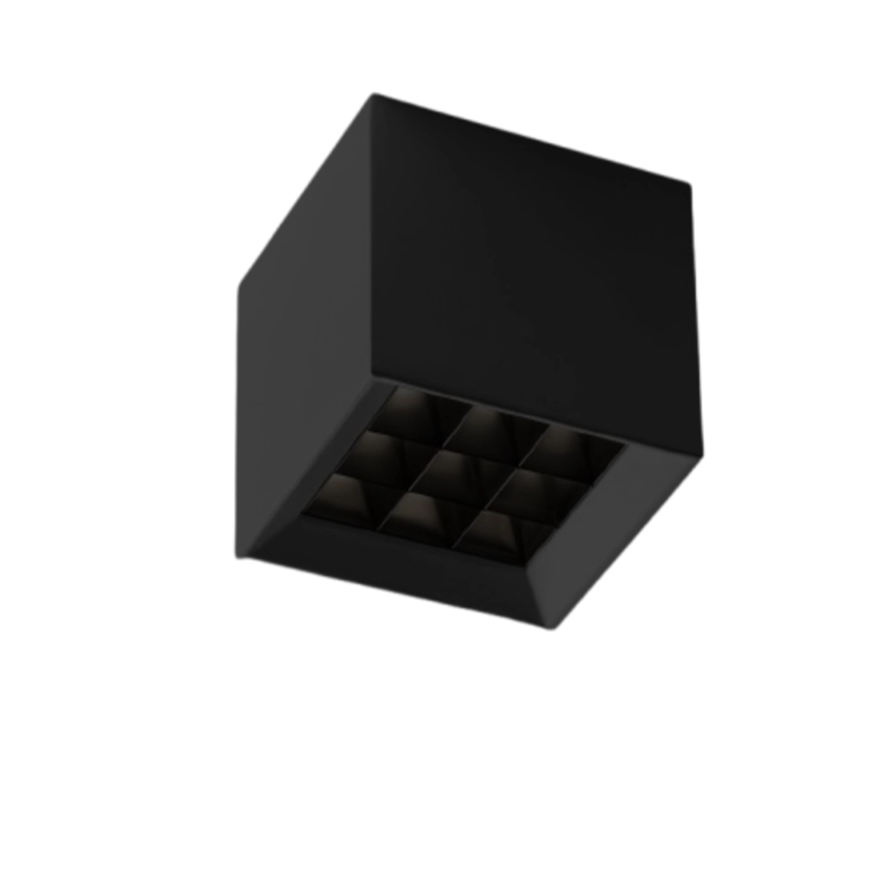 Plafon Led Tebo Mini 10W Negro 81X81X68Mm Driver DIM