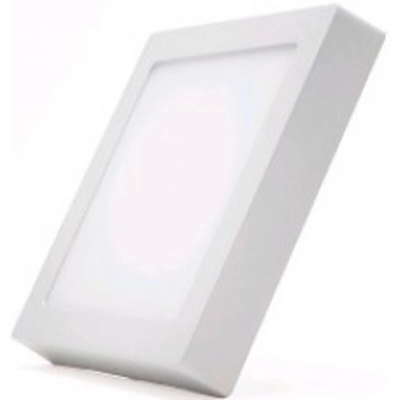 Plafon Led 12W Cuadrado Luz Dia