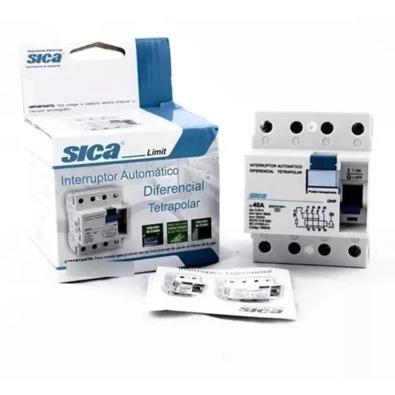 Interruptor diferencial Limit tetrapolar 40A 30mA