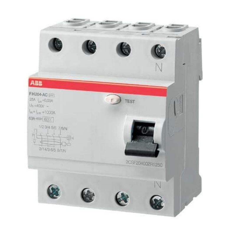 Interruptor diferencial FH204 AC-25/0,03 tetrapolar 25A 30mA tipo AC
