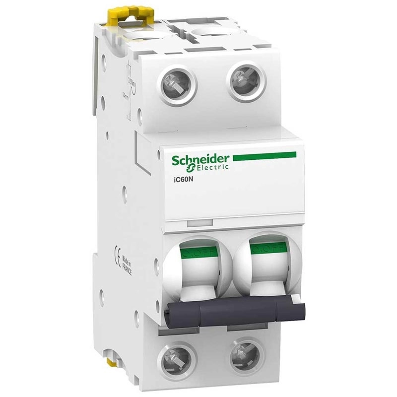 Interruptor Termomagnético iC60N bipolar 6A curva C 10kA