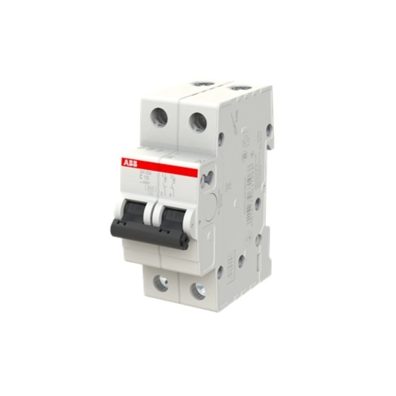 Interruptor Termomagnético SH202L-C10 bipolar 10A 4,5kA curva C