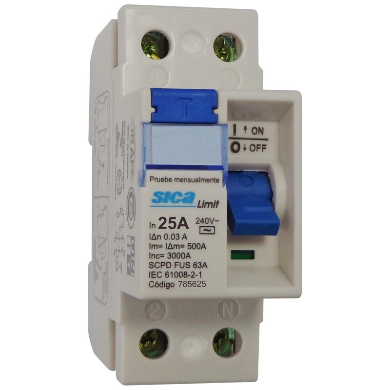 Interruptor diferencial Limit bipolar 25A 30mA