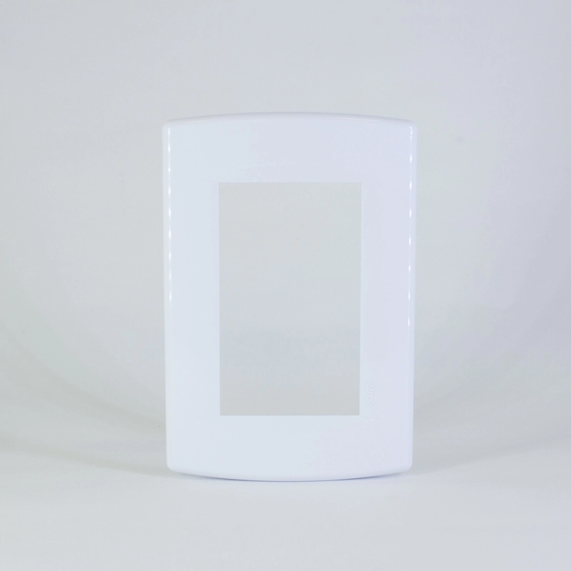 Tapa LIFE de 3 modulos blanco puro