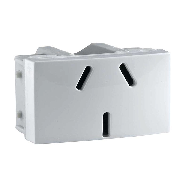Modulo BASE toma con tierra 10A blanco