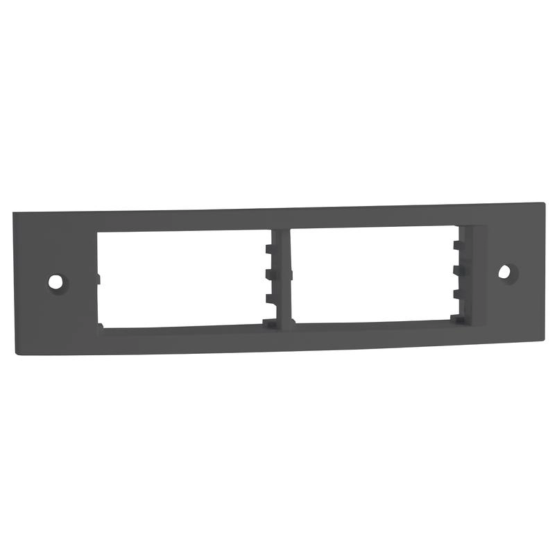 Soporte RODA para carpintería de 2 módulos gris