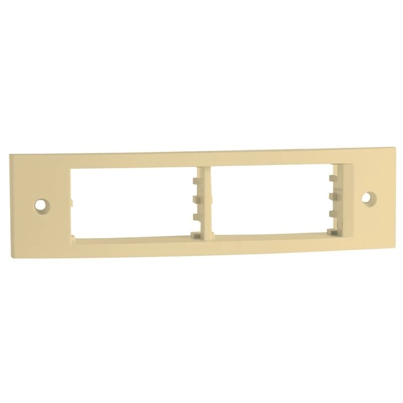 Soporte RODA para carpintería de 2 módulos marfil