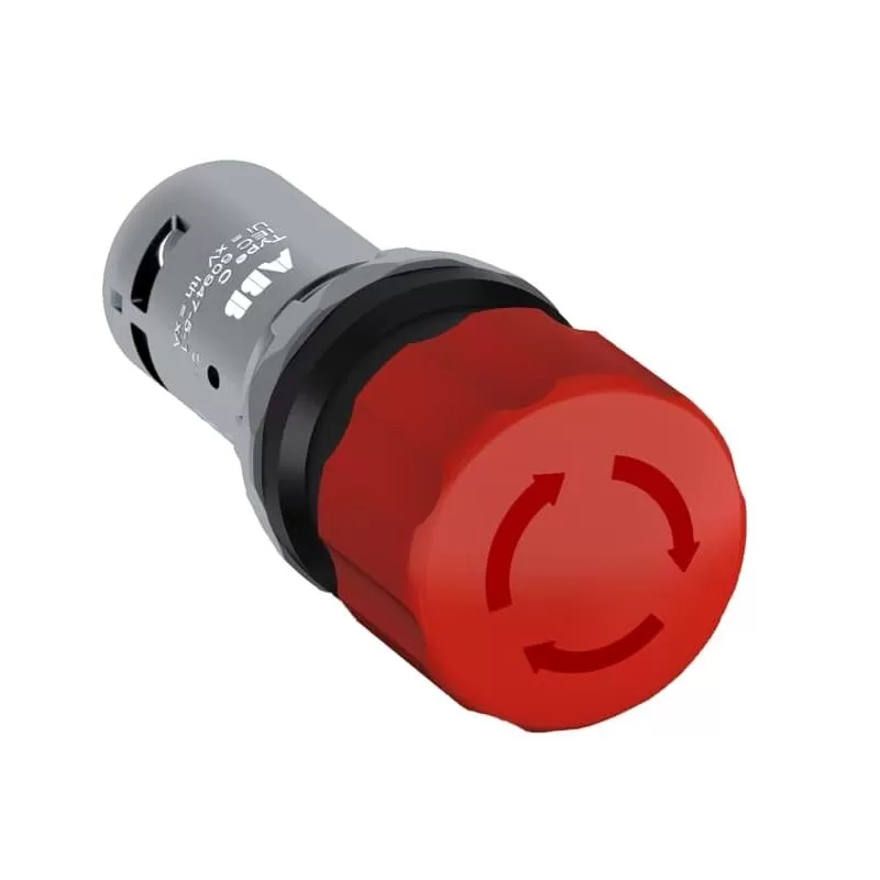 Golpe De Puño Rojo 1NA+1NC CE3T-10R-11 ABB