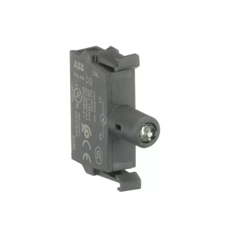 Bloque Portalampara Led Verde MLBL-07G ABB