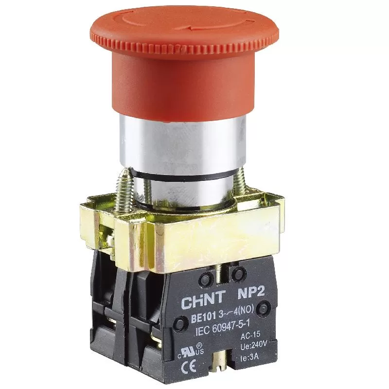 Golpe Puño Rojo 2NC 40mm NP2-BS544 - CHINT