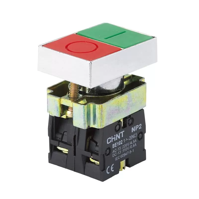 Pulsador Doble Rasante 1NA+NC NP2-BL8325 - CHINT