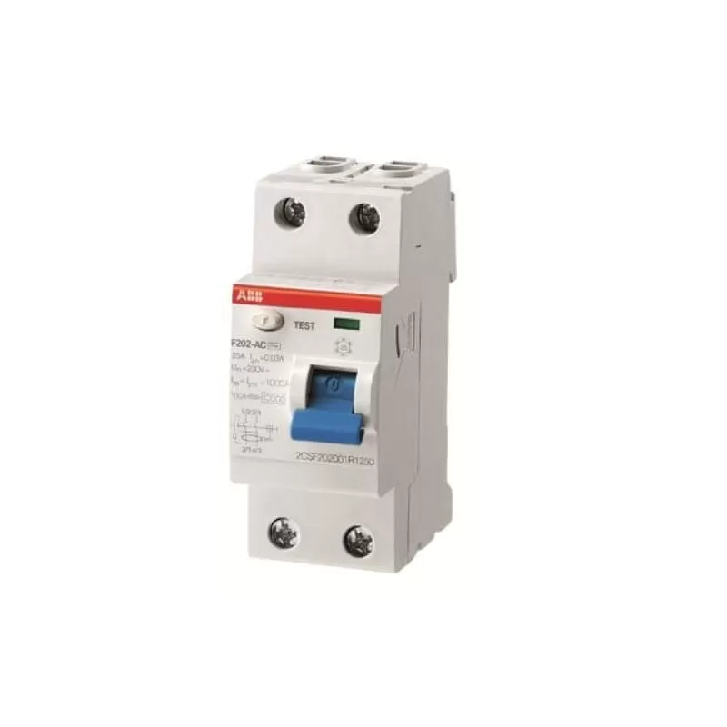 Interruptor Diferencial 2x25A -30ma F202 Ac ABB