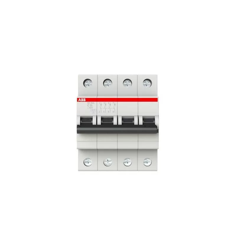 Interruptor Termomagnético 4X25A - 4,5kA Curva C ABB